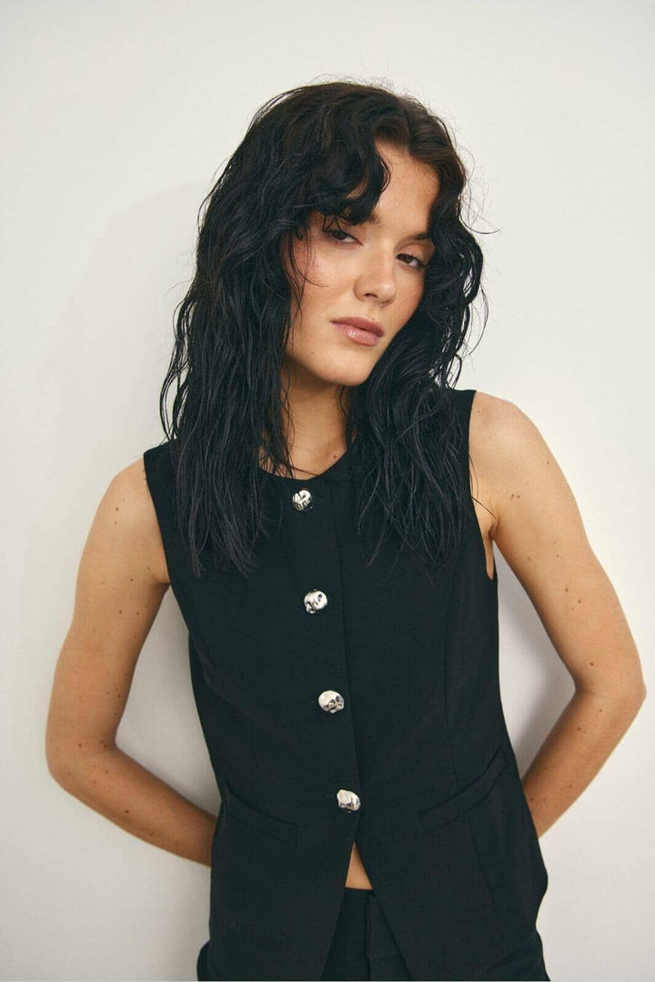 Noella - Lauressa Vest 14570002 - 004 - Black