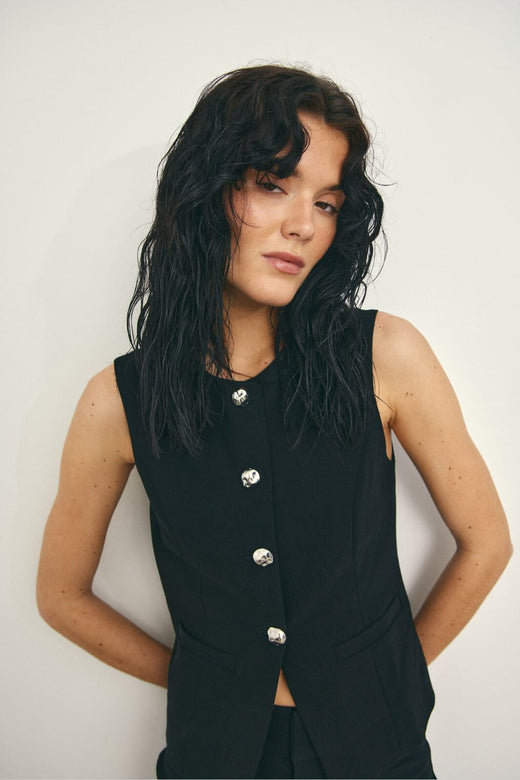 Noella - Lauressa Vest 14570002 - 004 - Black