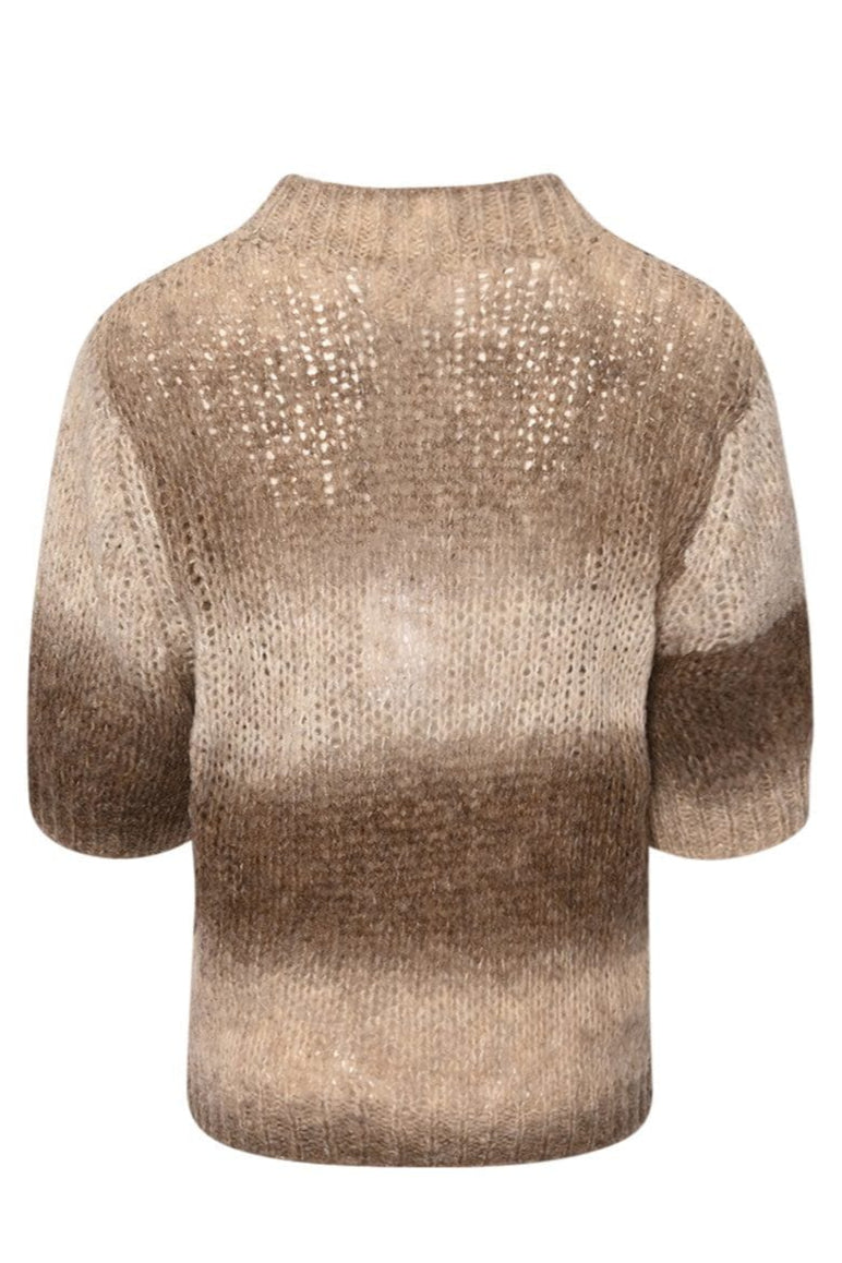 Noella - Leana Knit Top 13960001 - 1374 - Beige Sand Combo