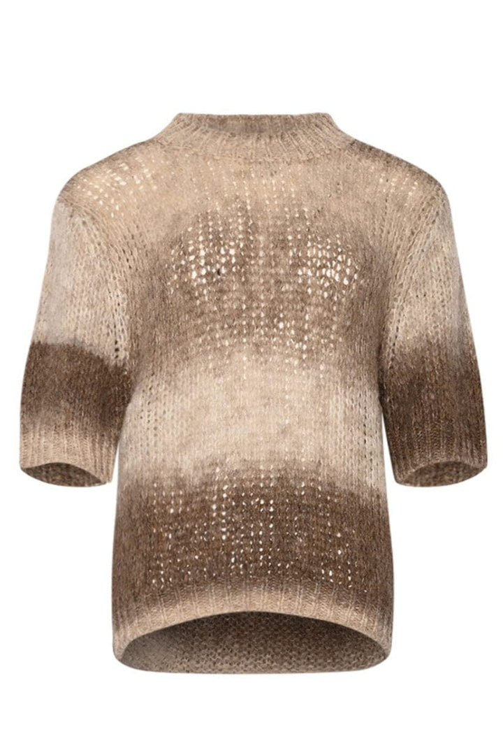 Noella - Leana Knit Top 13960001 - 1374 - Beige Sand Combo