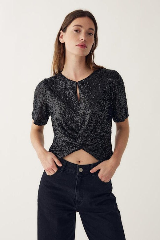 Noella - Lemon Blouse 11670004 - 004 - Black Bluser 