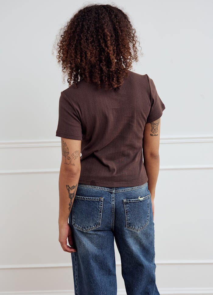 Noella - Lenni Top 10980021 - 674 - Chocolate T-shirts 