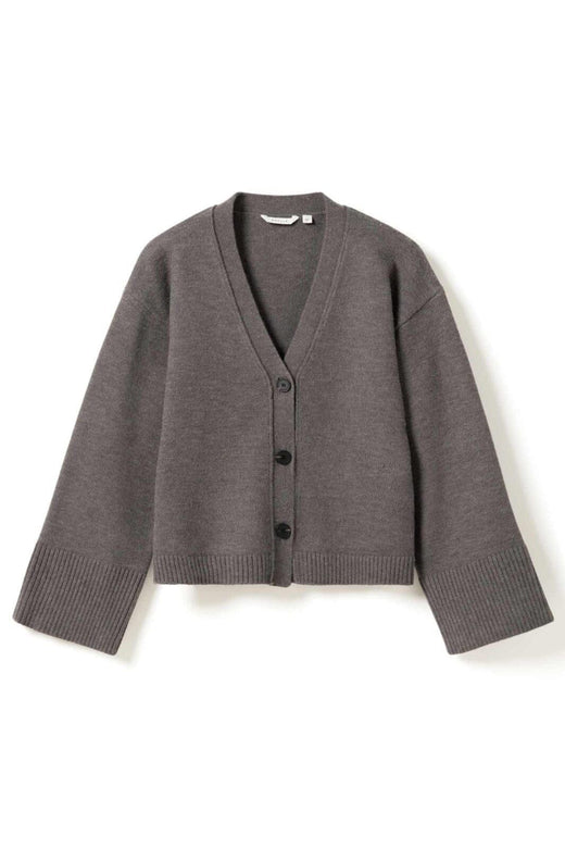 Noella - Lenyx Knit 13770001 - 972 - Medium Grey Mel. Cardigans 