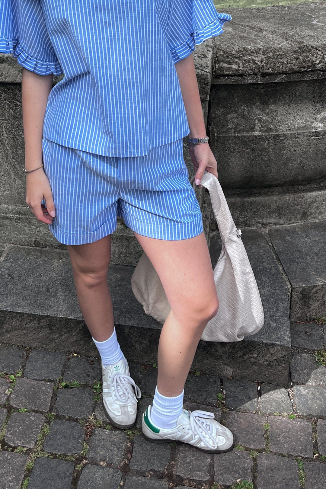 Noella - Letty Shorts 13470001 - 117 Blue Stripe Shorts 