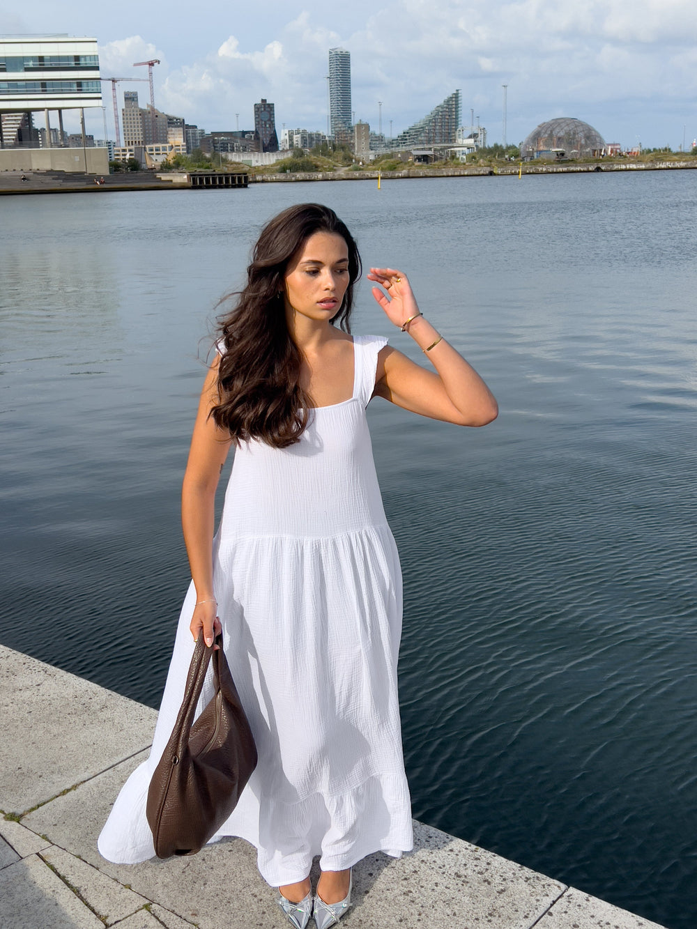 Noella - Lina Dress 13110002 - 028 - White Kjoler 