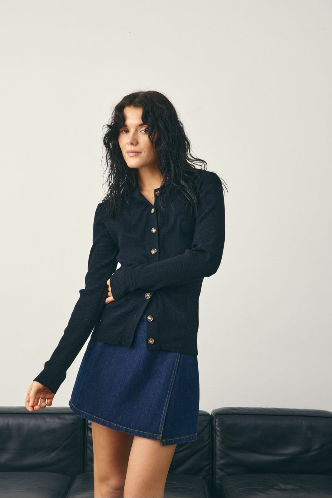 Noella - Livanna Knit Cardigan 13800005 - 004 - Black