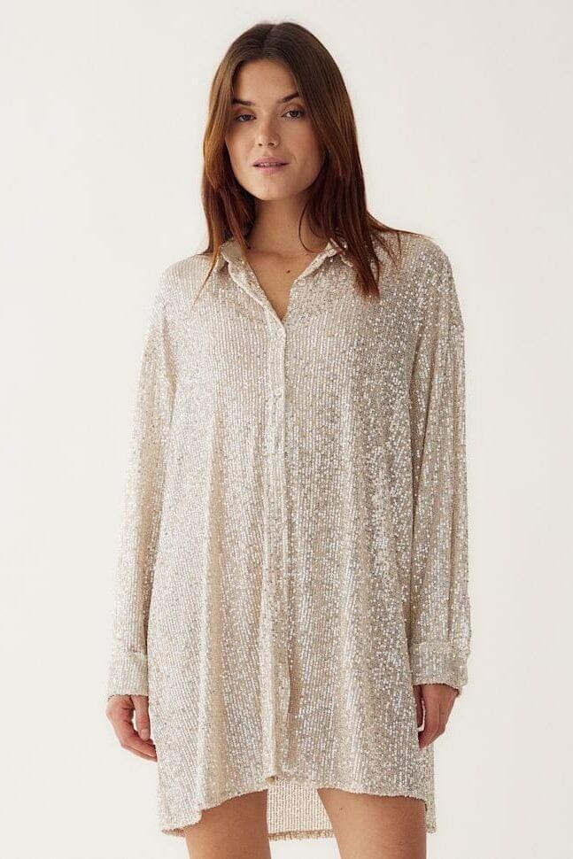 Noella - Lizanne Shirt 14320001 - 766 - Silver Skjorter 
