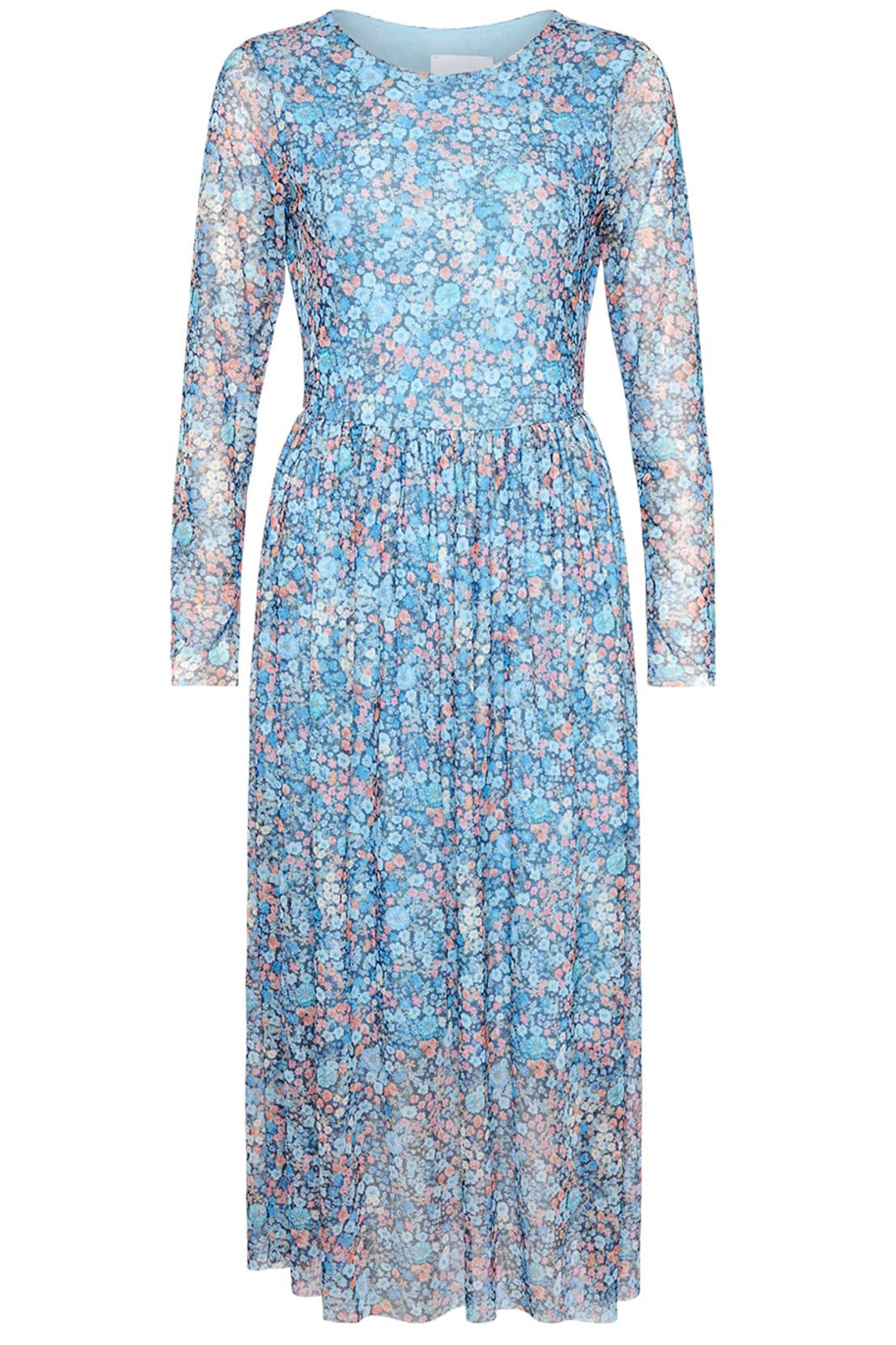 Noella - Lola Dress Mesh - Blue Flower Kjoler 
