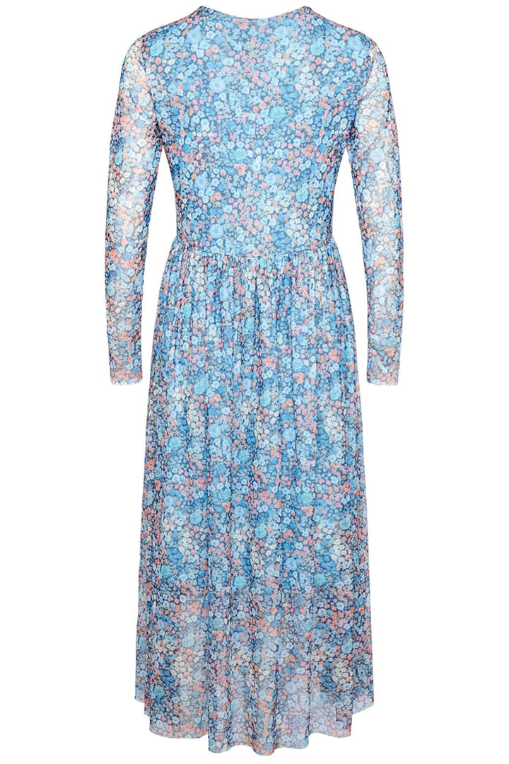 Noella - Lola Dress Mesh - Blue Flower Kjoler 