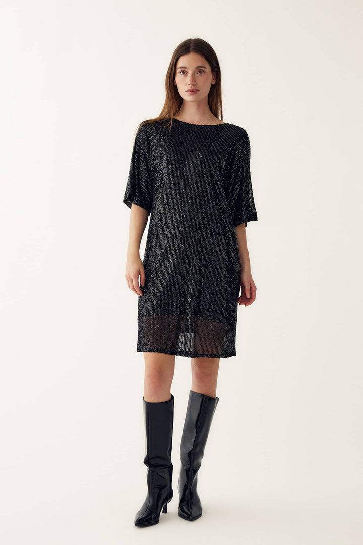 Noella - Lorah Dress 14320003 - 004 - Black Kjoler 