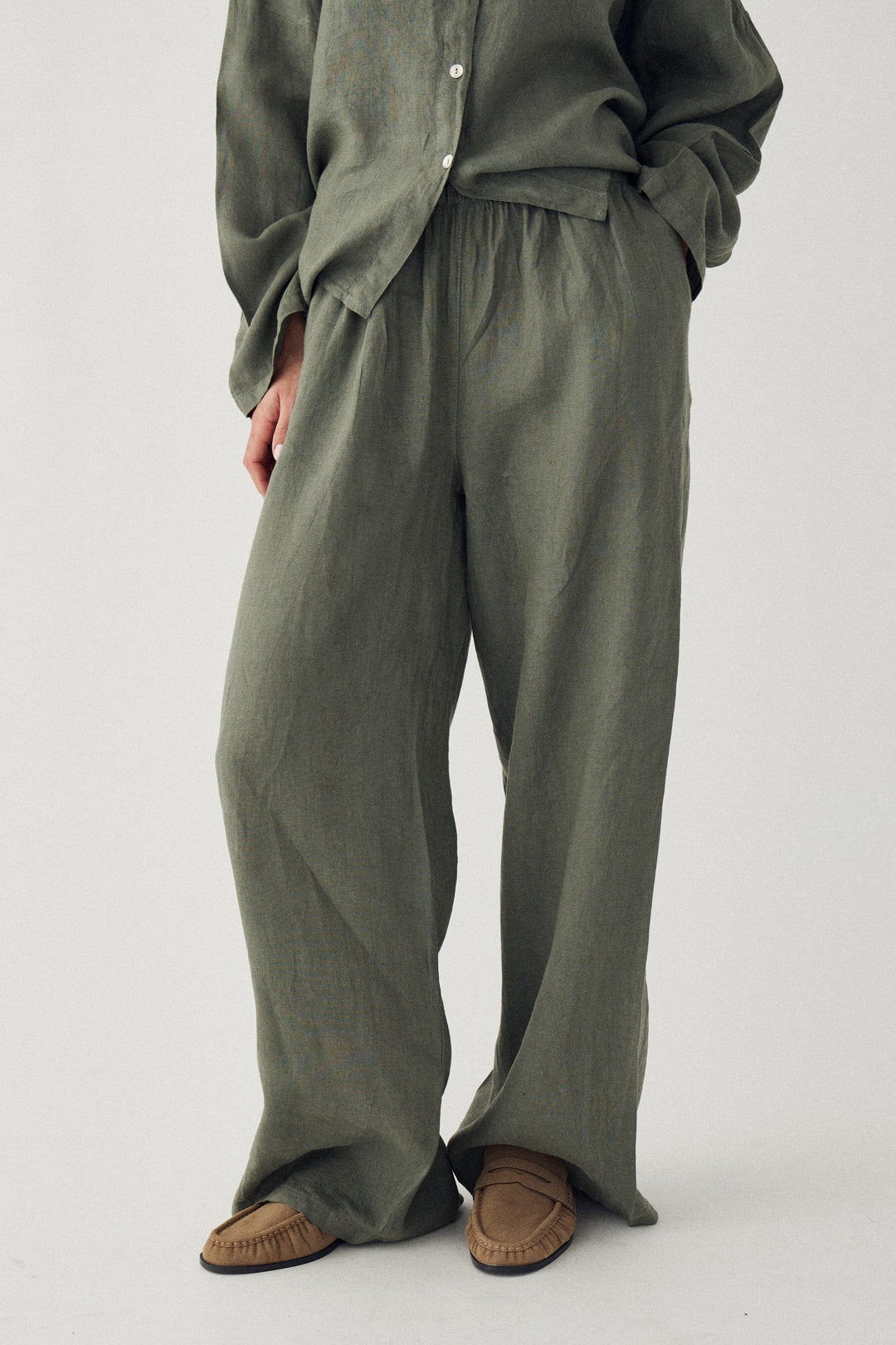 Noella - Lorann Pants 14700004 - 1468 - Green Leaf Bukser 