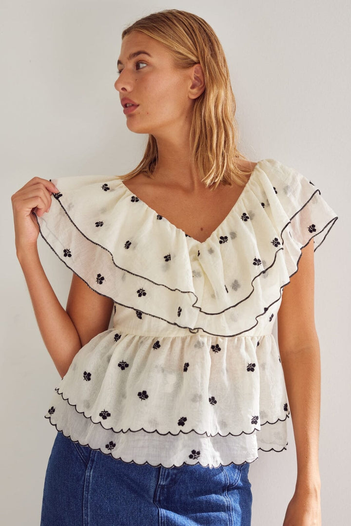 Noella - Louisa Blouse 13410001 - 006 - Offwhite