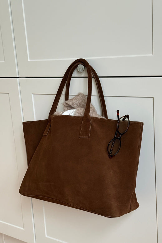 Noella - Mallory Bag Real Suede 15470002 - 1021 - Chocolate Brown Tasker 