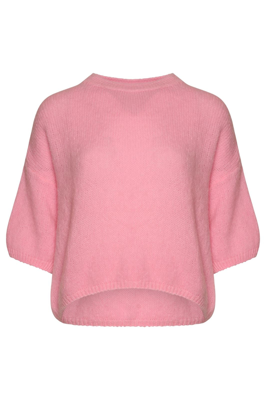 Noella - Mimi Knit Jumper - Candy Pink Strikbluser 