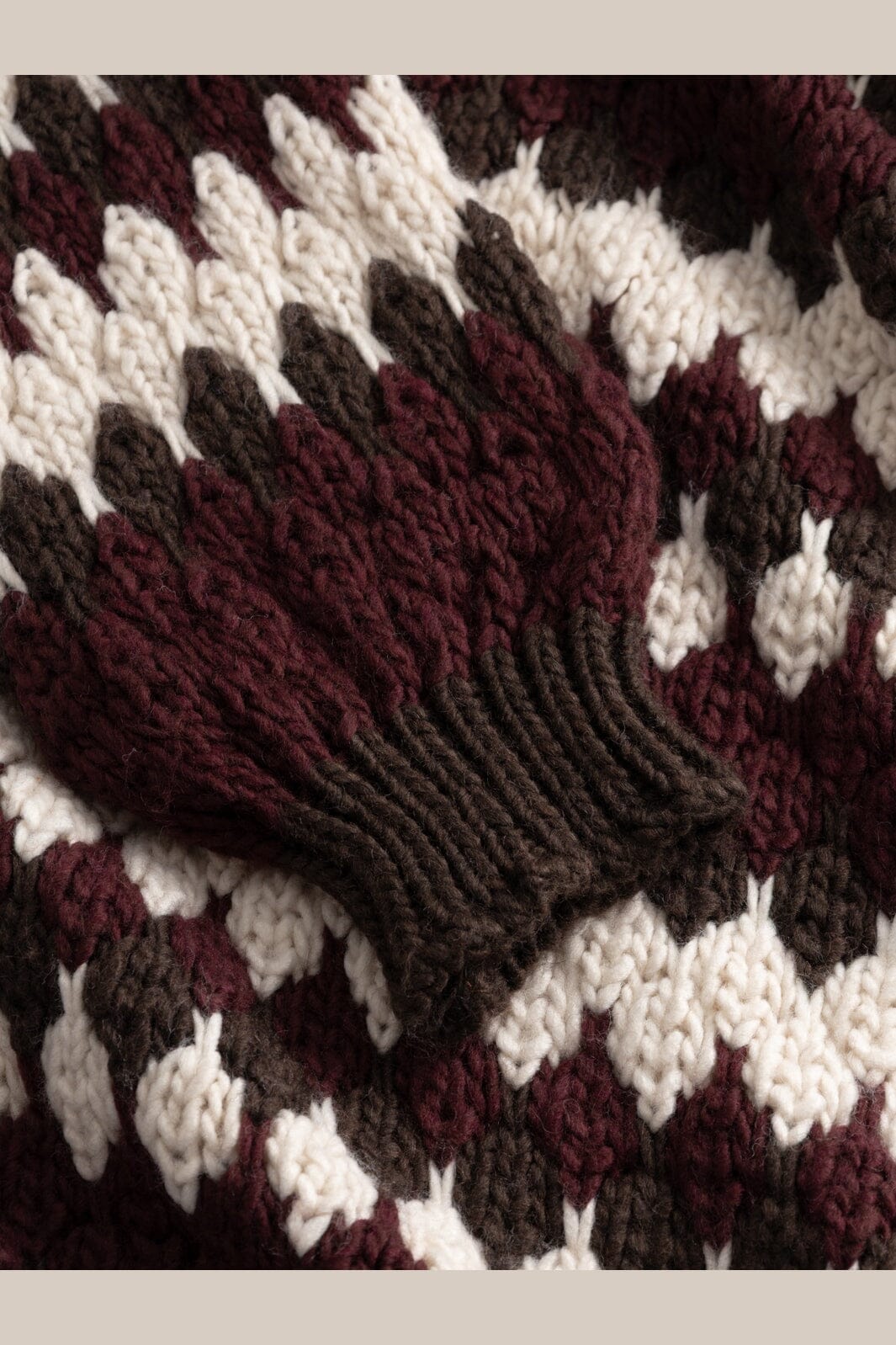 Noella - N-Fora Knit Cardigan 16870002 - 1528 - Deveen Burgundy Mix