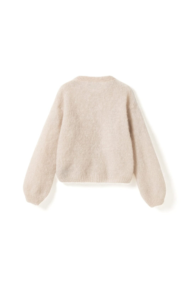 Noella - N-Kae Mohair Cardigan 15250003 - 1206 - Oyster