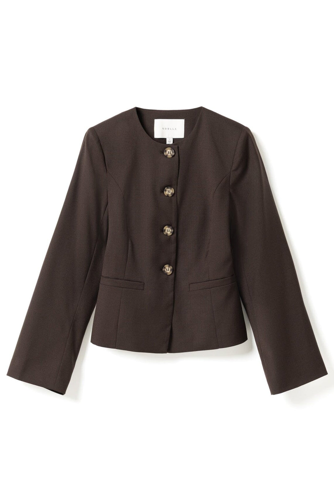 Noella - N-Kasaundra Ls Blazer 12700035 - 674 - Chocolate Blazere 