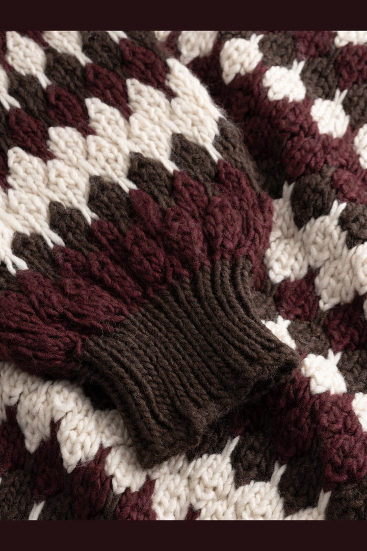 Noella - N-Laia Knit 16870001 - 1528 - Deveen Burgundy Mix