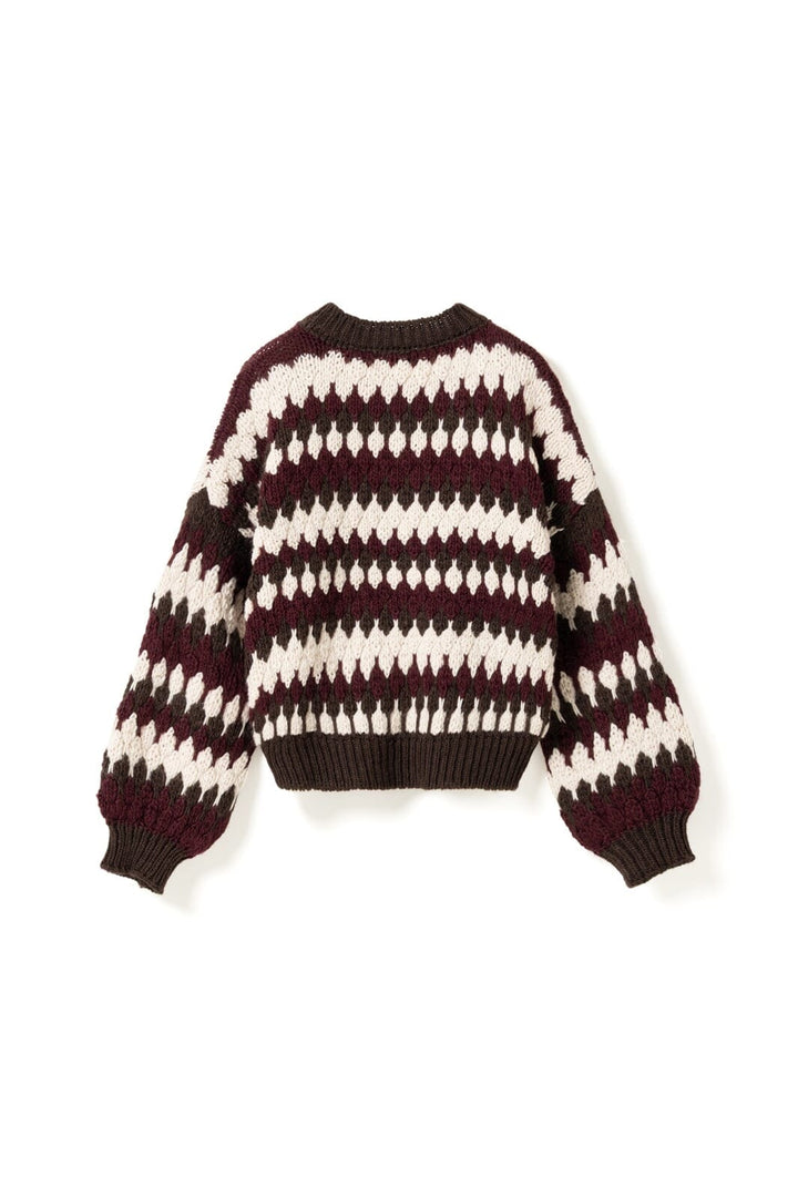 Noella - N-Laia Knit 16870001 - 1528 - Deveen Burgundy Mix