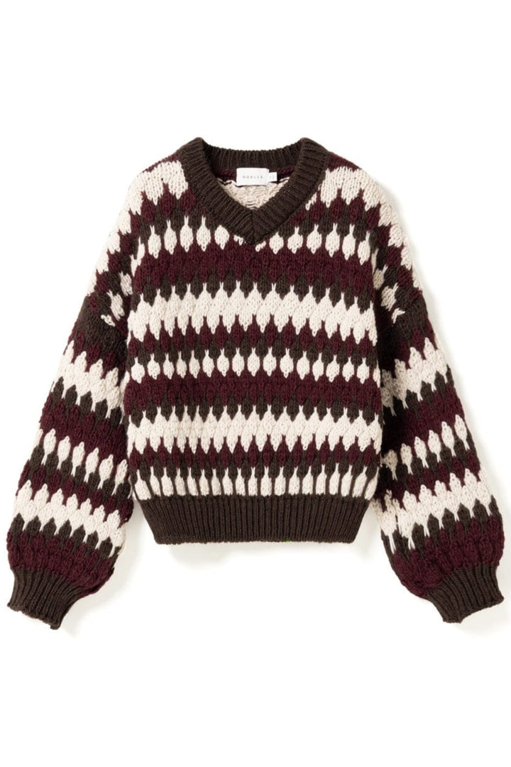 Noella - N-Laia Knit 16870001 - 1528 - Deveen Burgundy Mix