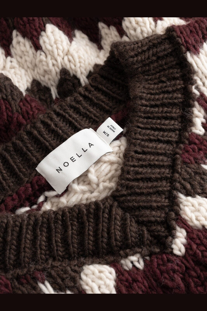 Noella - N-Laia Knit 16870001 - 1528 - Deveen Burgundy Mix