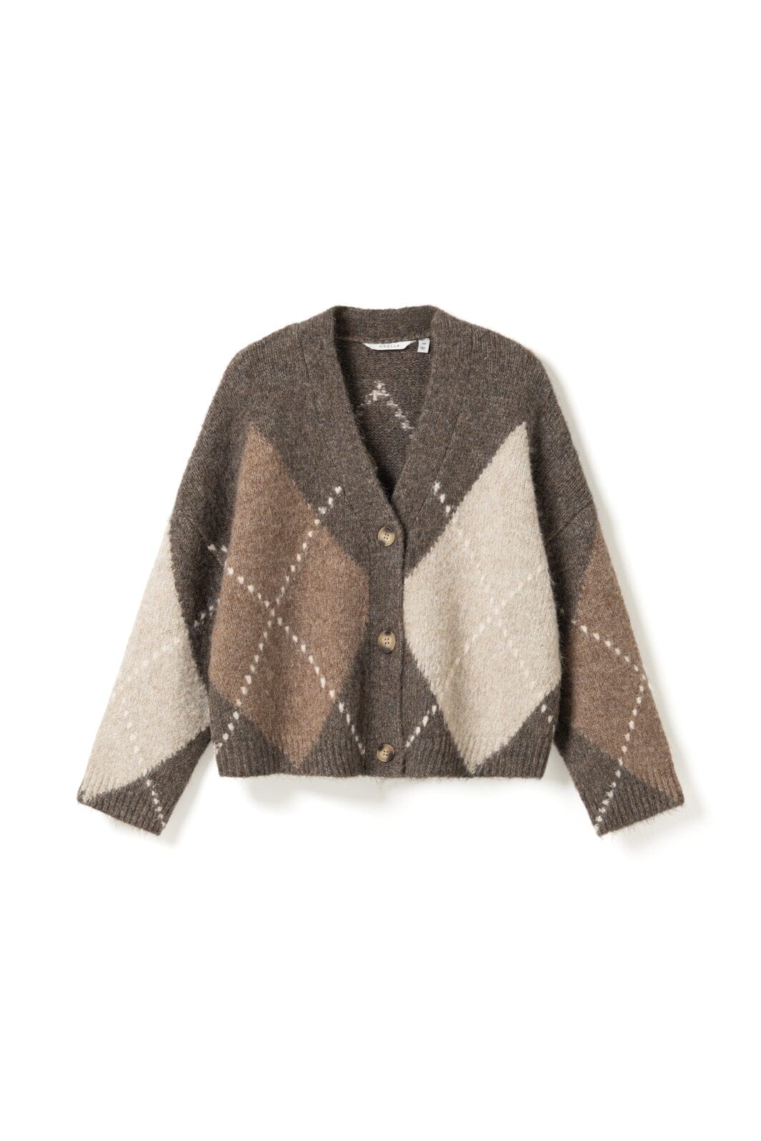 Noella - N-Laiana Knit Cardigan 14670002 - 1513 - Ash Brown Mix