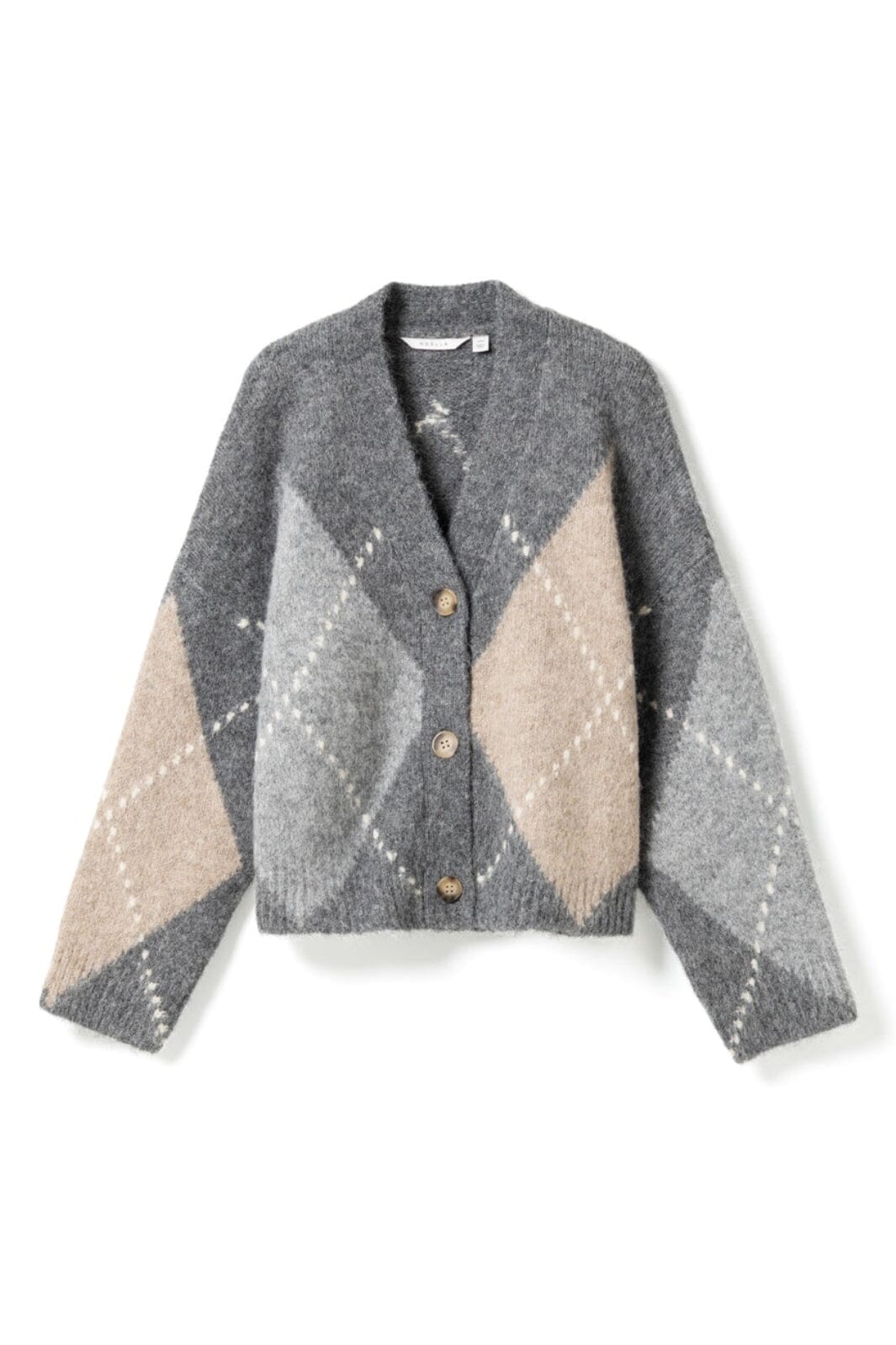 Noella - N-Laiana Knit Cardigan 14670002 - 507 - Grey Mix