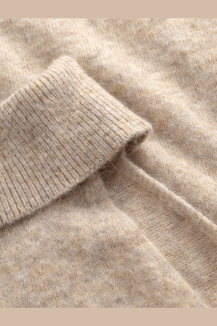 Noella - N-Lajoianna Knit Top 16650001 - 1236 - Oatmeal Melange