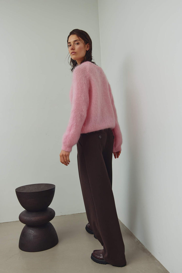 Noella - N-Latora Knit 15250002 - 1279 - Baby Pink Strikbluser 