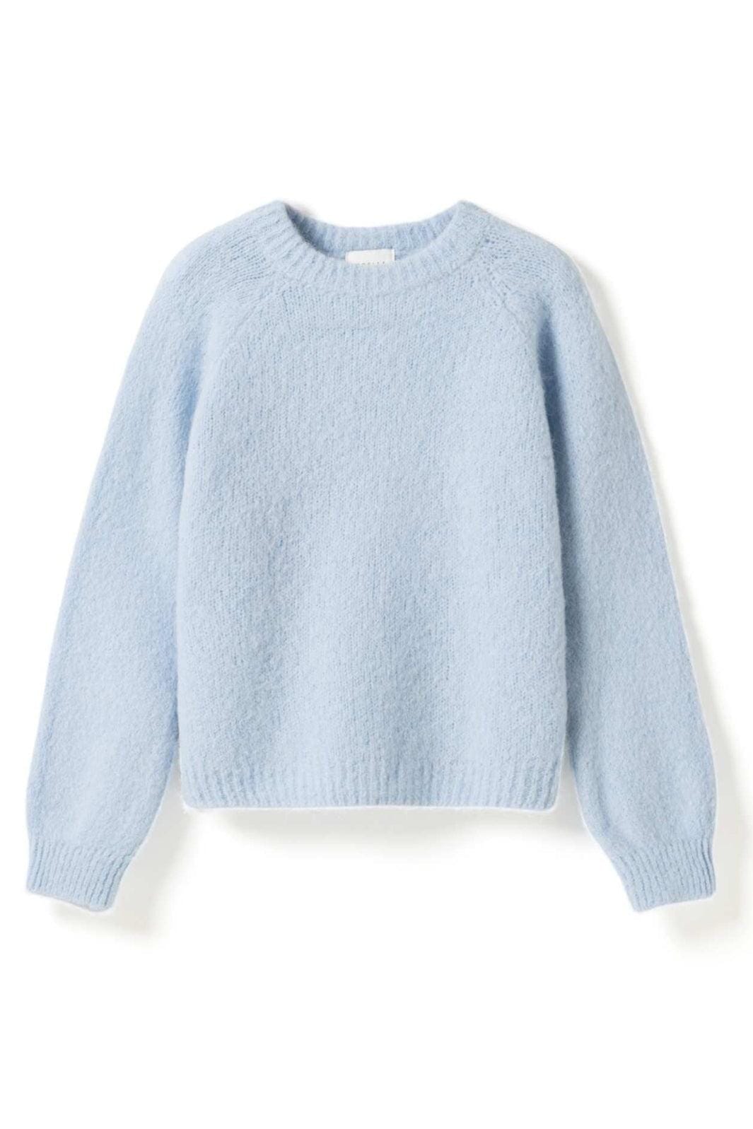 Noella - N-Latora Knit 15950002 - 016 - Light Blue Strikbluser 