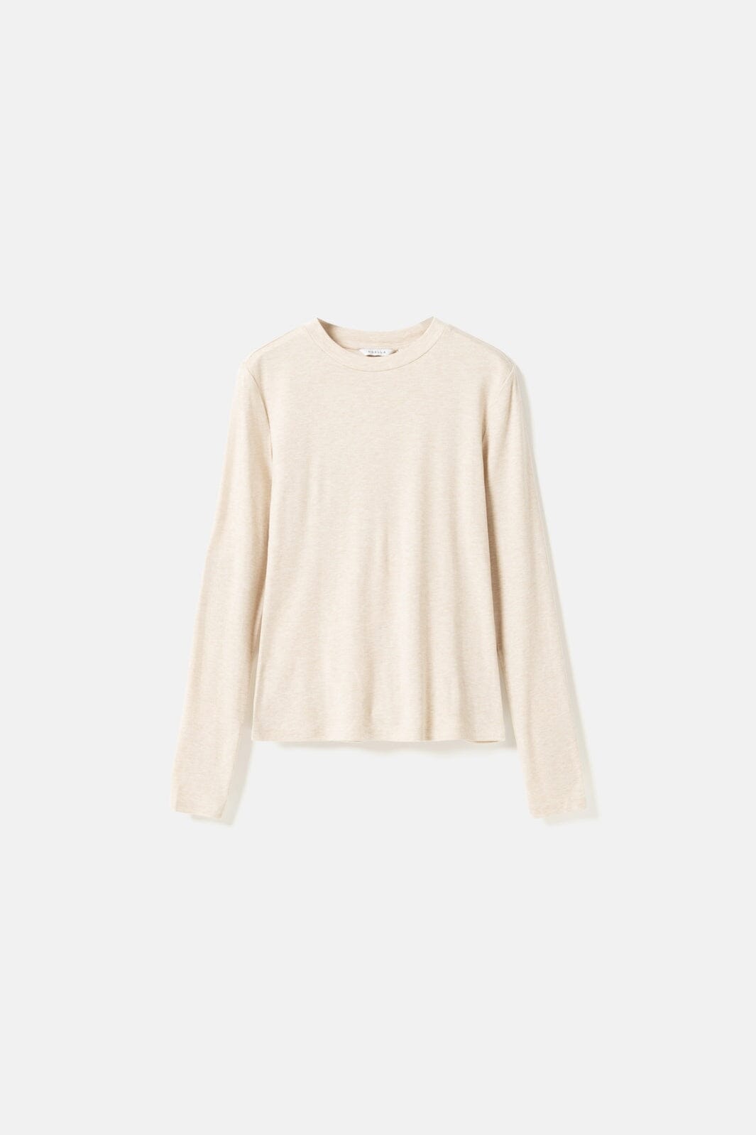 Noella - N-Lidie Ls Top 17000001 - 1236 - Oatmeal Melange