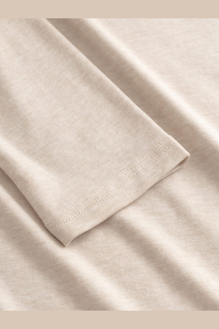 Noella - N-Lidie Ls Top 17000001 - 1236 - Oatmeal Melange
