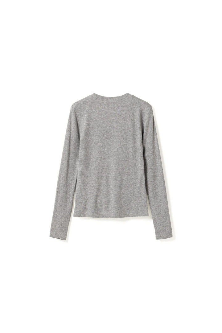 Noella - N-Lidie Ls Top 17000001 - 972 - Medium Grey Mel.
