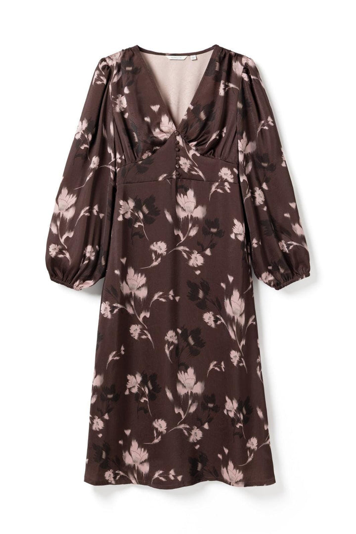 Noella - N-Lilith Dress 15910001 - 1473 - Dena Burgundy Print Kjoler 