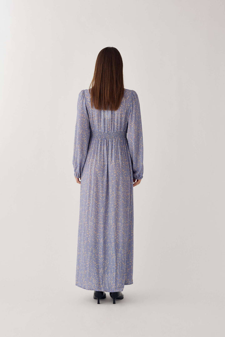 Noella - N-Lilith Maxi Dress 16430001 - 1505 - Donata Sky Print Kjoler 