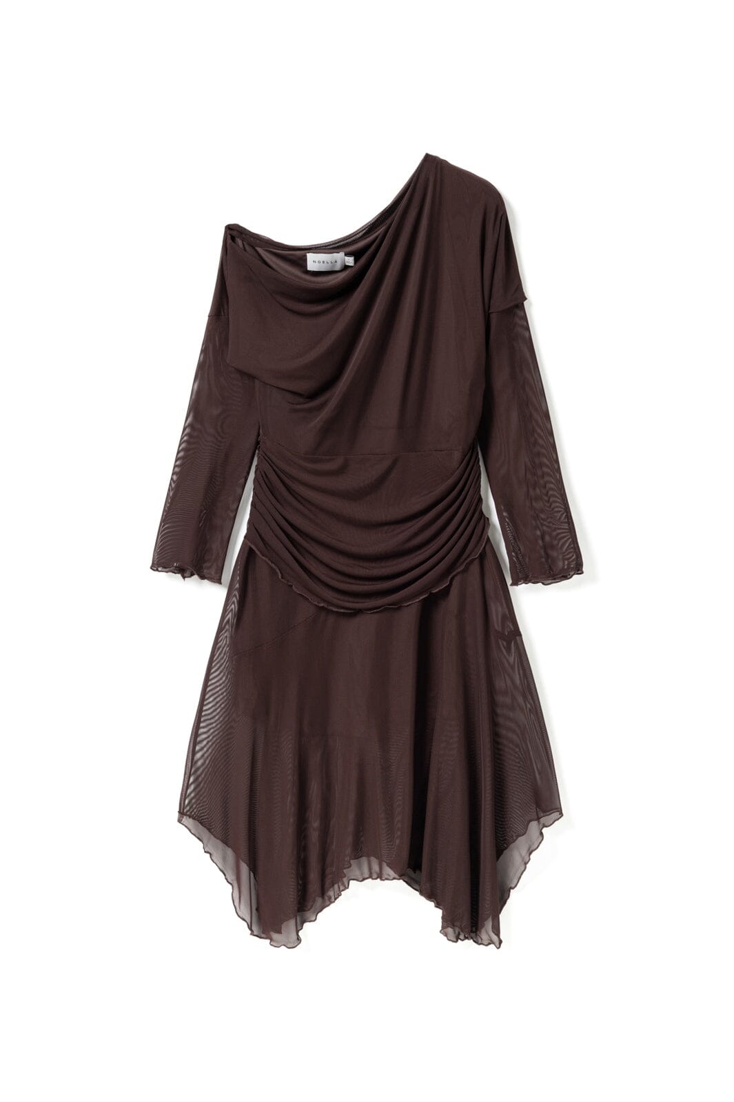 Noella - N-Linzee Ls Dress 15300008 - 1506 - Dark Chocolate