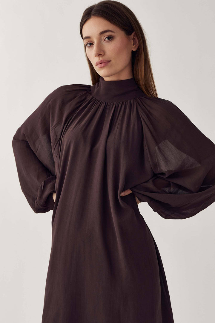 Noella - N-Lorenia Dress 14230003 - 674 - Chocolate Kjoler 