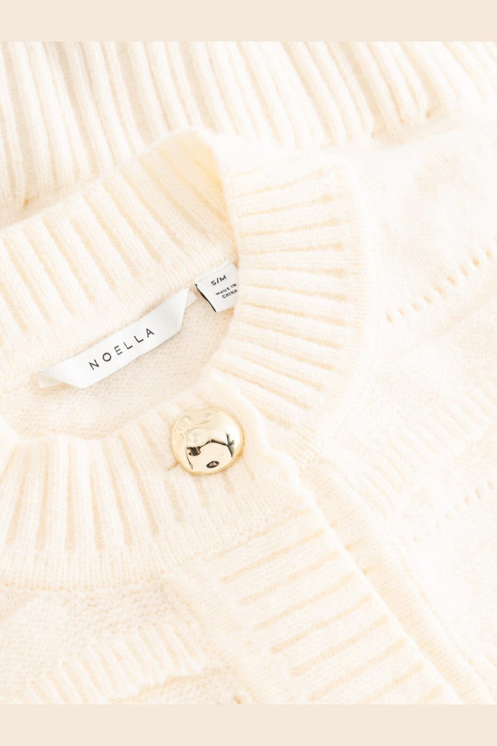 Noella - N-Maddison Knit Cardigan 15040001 - 974 - Ivory