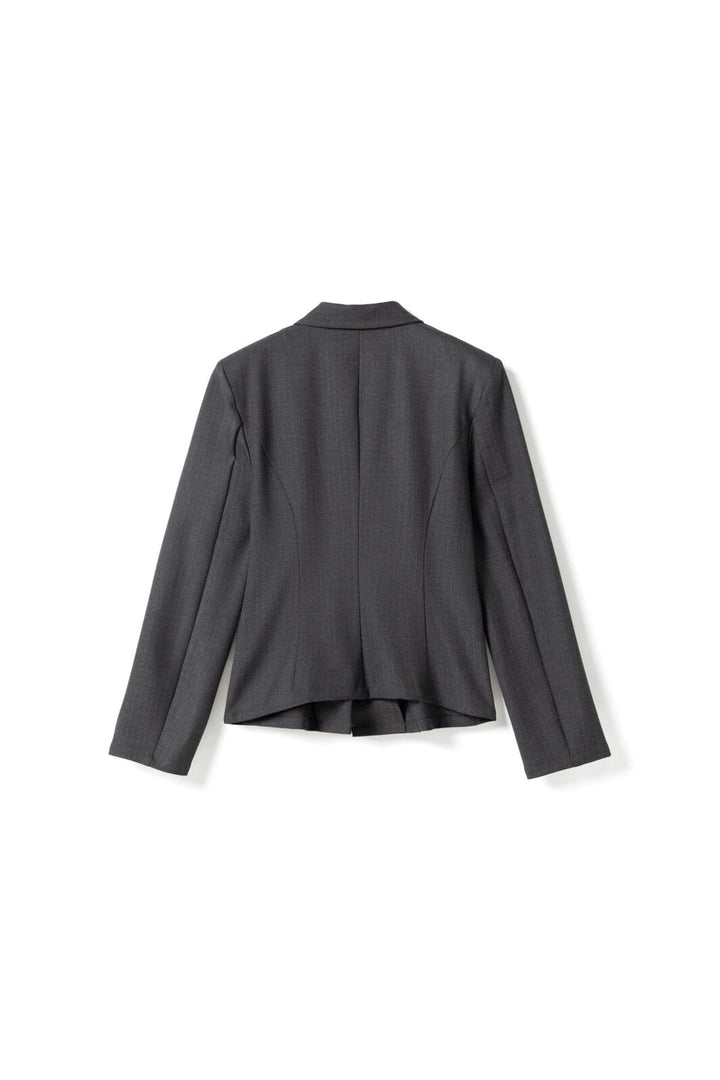 Noella - N-Maelle Shirt 16150005 - 1487 - Grey Herringbone