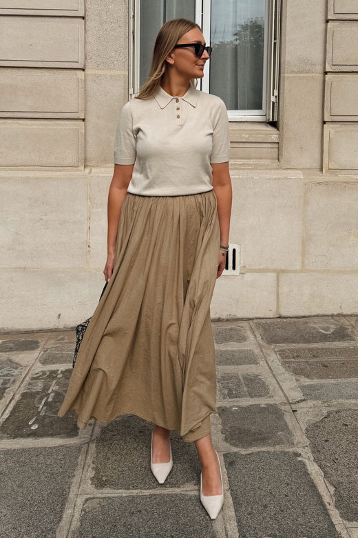 Noella - N-Maelynn Skirt 15700001 - 1438 - Timber Wolf Nederdele 