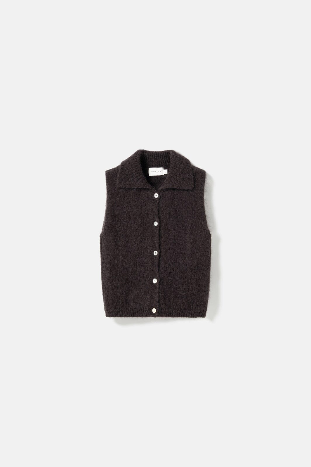 Noella - N-Makana Knit Vest 16770002 - 1021 - Chocolate Brown