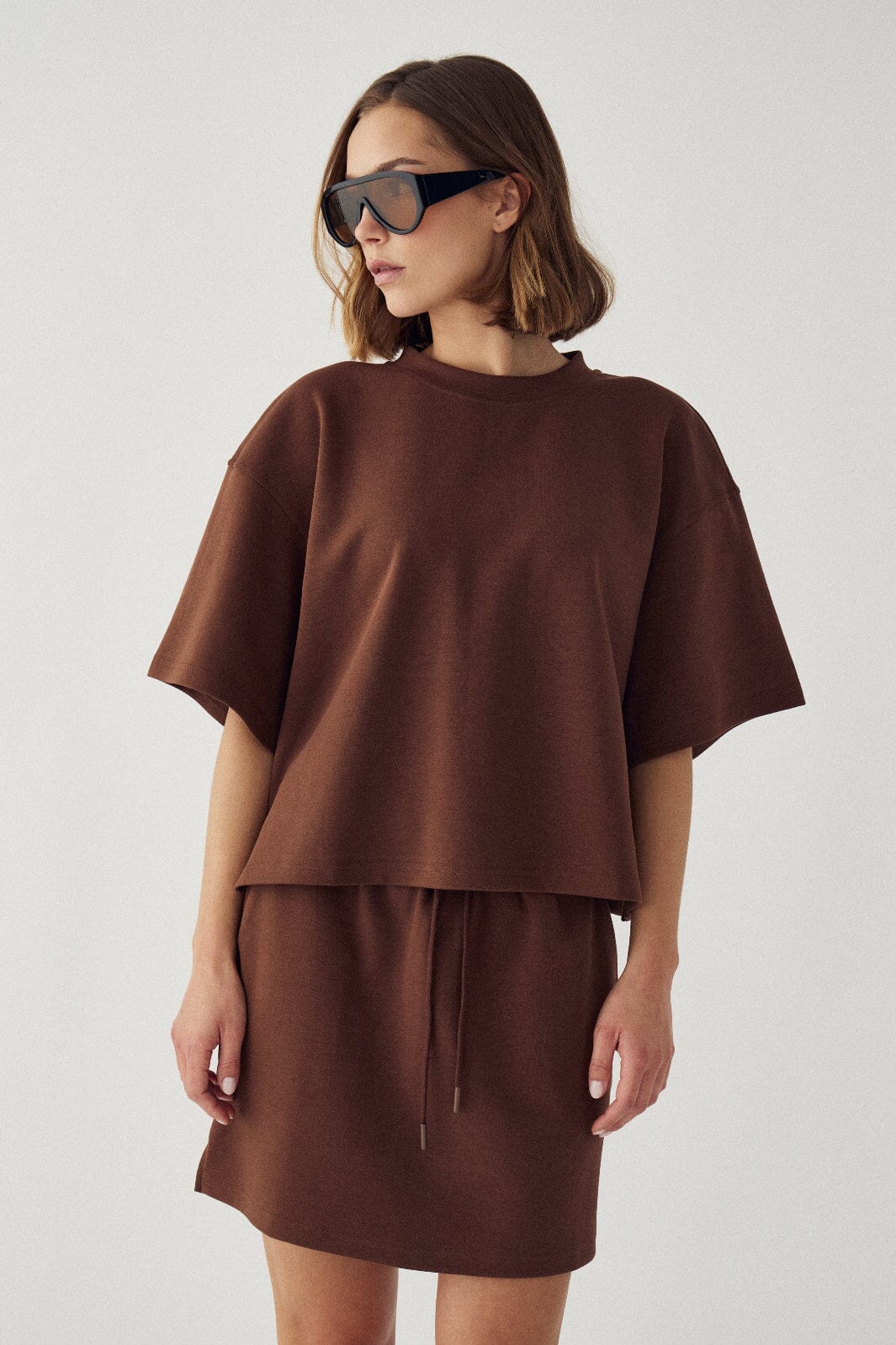 Noella - N-Mano Skirt 14940004 - 1465 - Clay Nederdele 