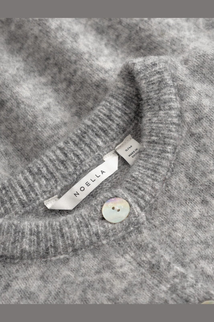 Noella - N-Mansa Knit Cardigan 16650002 - 972 - Medium Grey Mel.