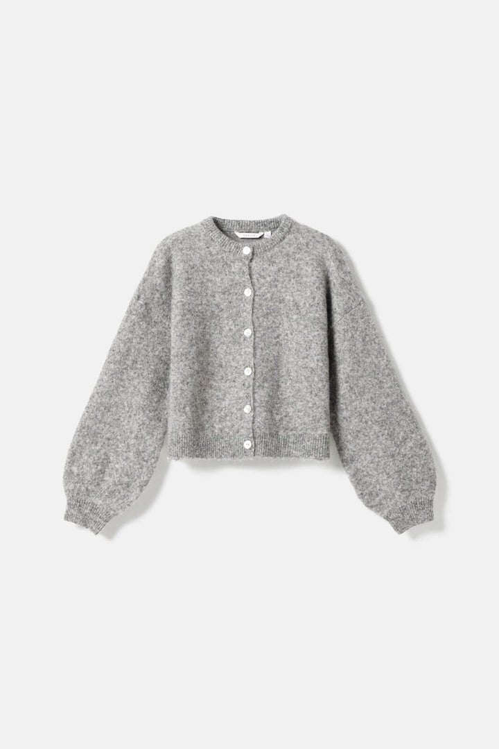 Noella - N-Mansa Knit Cardigan 16650002 - 972 - Medium Grey Mel.