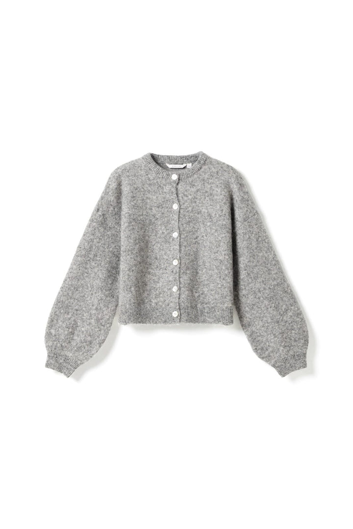 Noella - N-Mansa Knit Cardigan 16650002 - 972 - Medium Grey Mel.