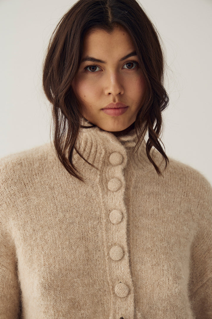 Noella - N-Margeaux Knit 16670002 - 1206 - Oyster Strikbluser 