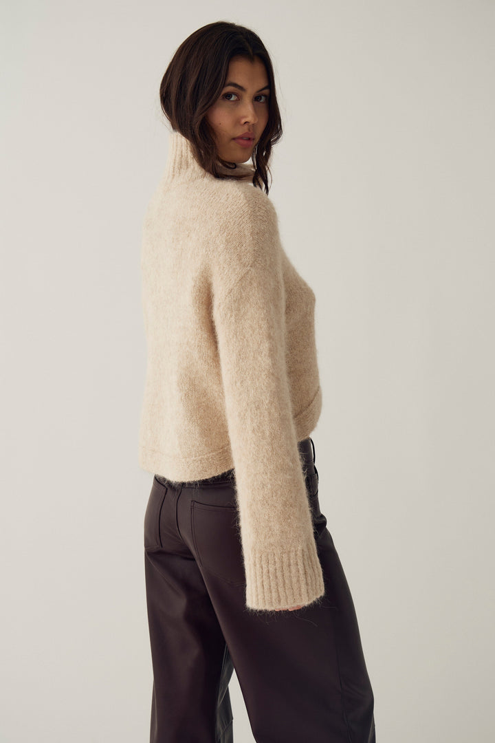 Noella - N-Margeaux Knit 16670002 - 1206 - Oyster Strikbluser 