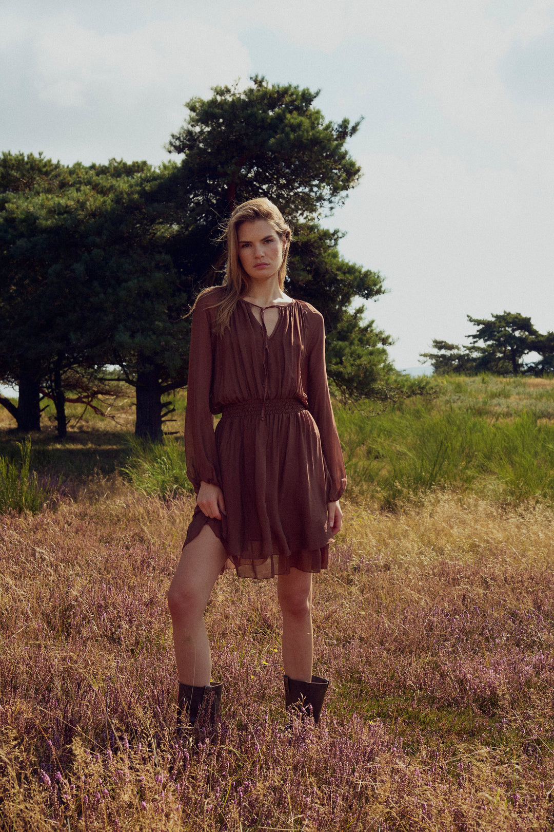 Noella - N-Mariel Dress 15650001 - 674 - Chocolate Kjoler 