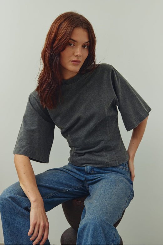 Noella - N-Marigold T-Shirt 15310002 - 223 - Grey Wash