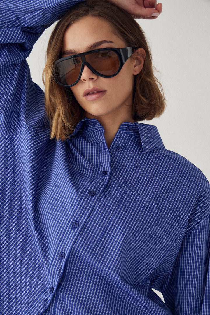 Noella - N-Marlon C Shirt 15590002 - 1458 - Davy Blue Check Skjorter 